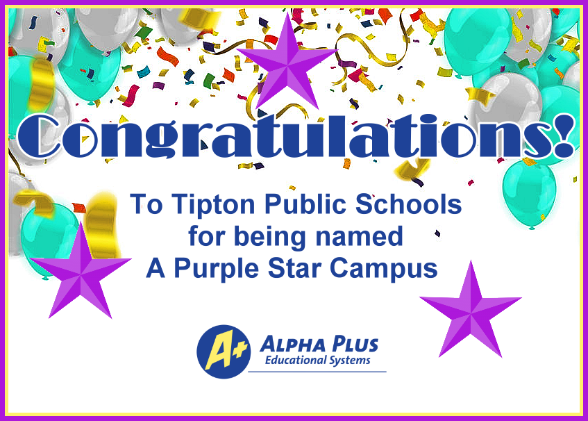 Congratulations to Tipton Public Schools!