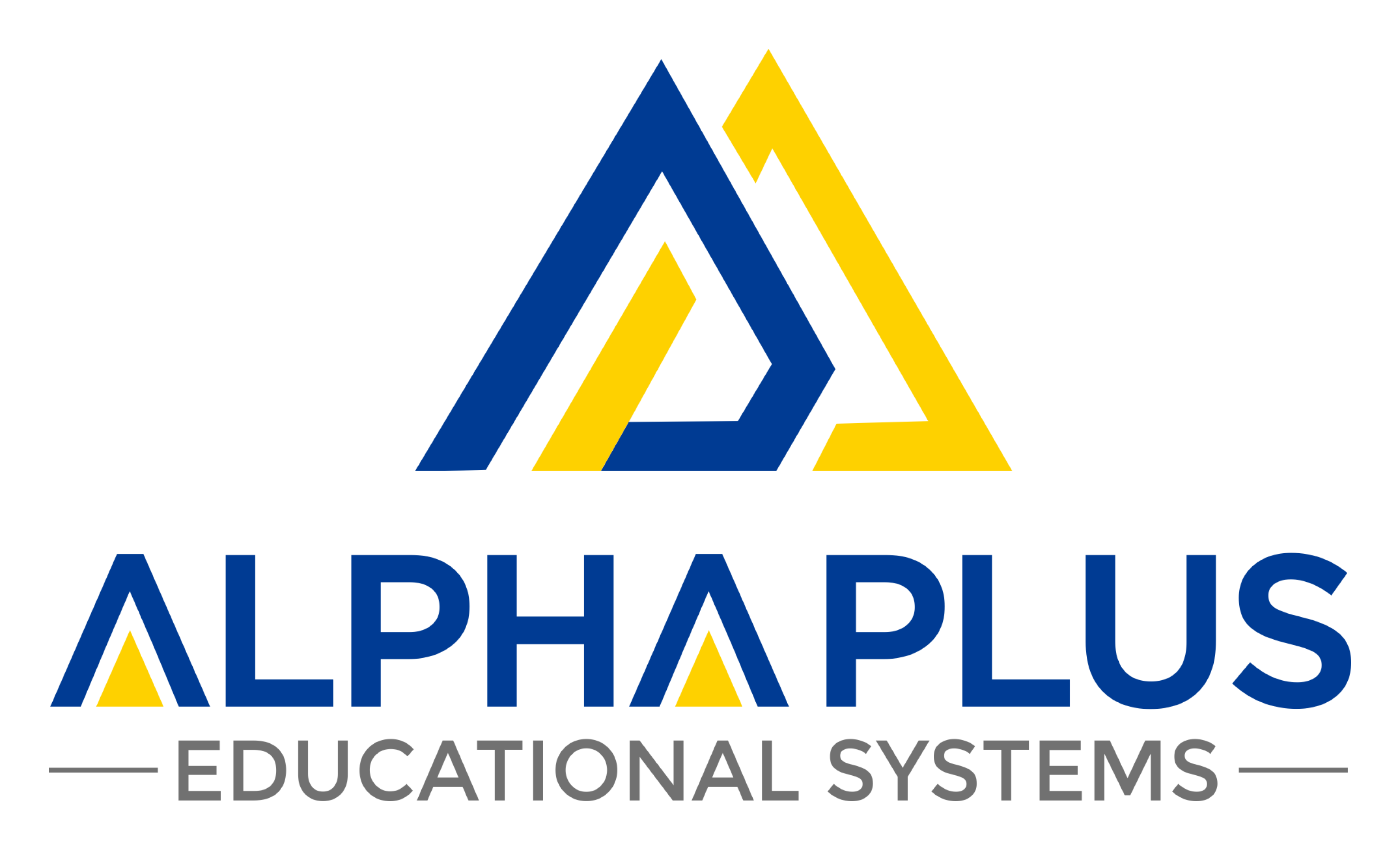 Alpha Plus logo tall 1b